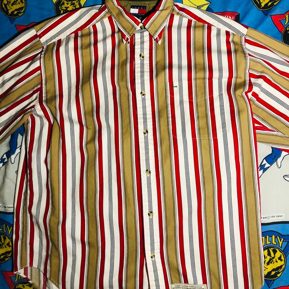 Vintage rare 1990 Tommy button up